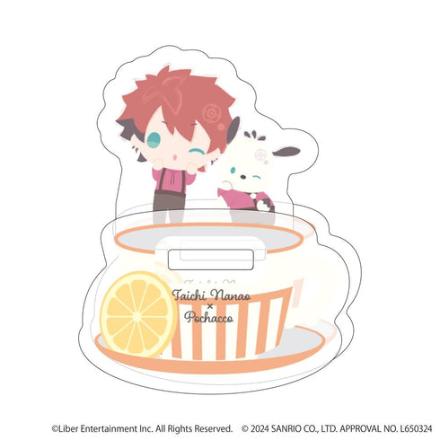 『A3!×Sanrio characters』ゆらゆらアクリルスタンド15/七尾 太一×ポチャッコ(ミニキャライラスト)
